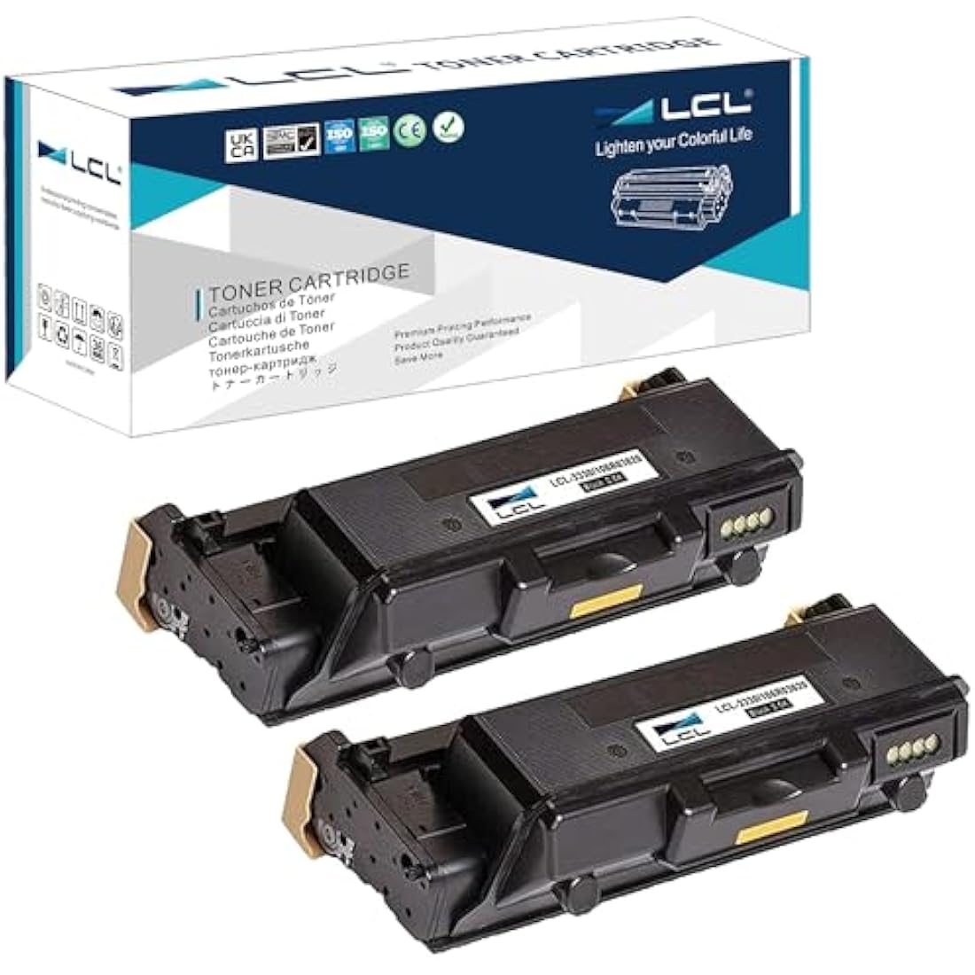 LCL Compatible Toner Cartridge WorkCentre 3335 3345 Phaser 3330 106R03620 2600PAGES (2 Black) Replacement for Xerox WorkCentre 3335 3345 Phaser 3330 3345VDNi 3330DNi WorkCentre 3335DNi 3345DNi