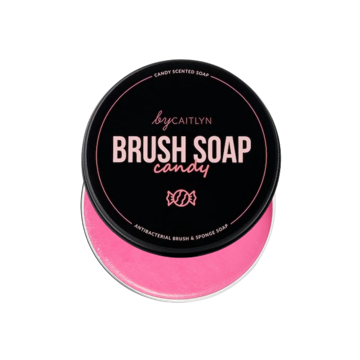 By Caitlyn Antibacterial Brush & Sponge Soap (Candy Scent) ? Deep Clean Makeup Brush & Sponge Cleaner ? Gentle, Effective & Fast-Drying Formula for