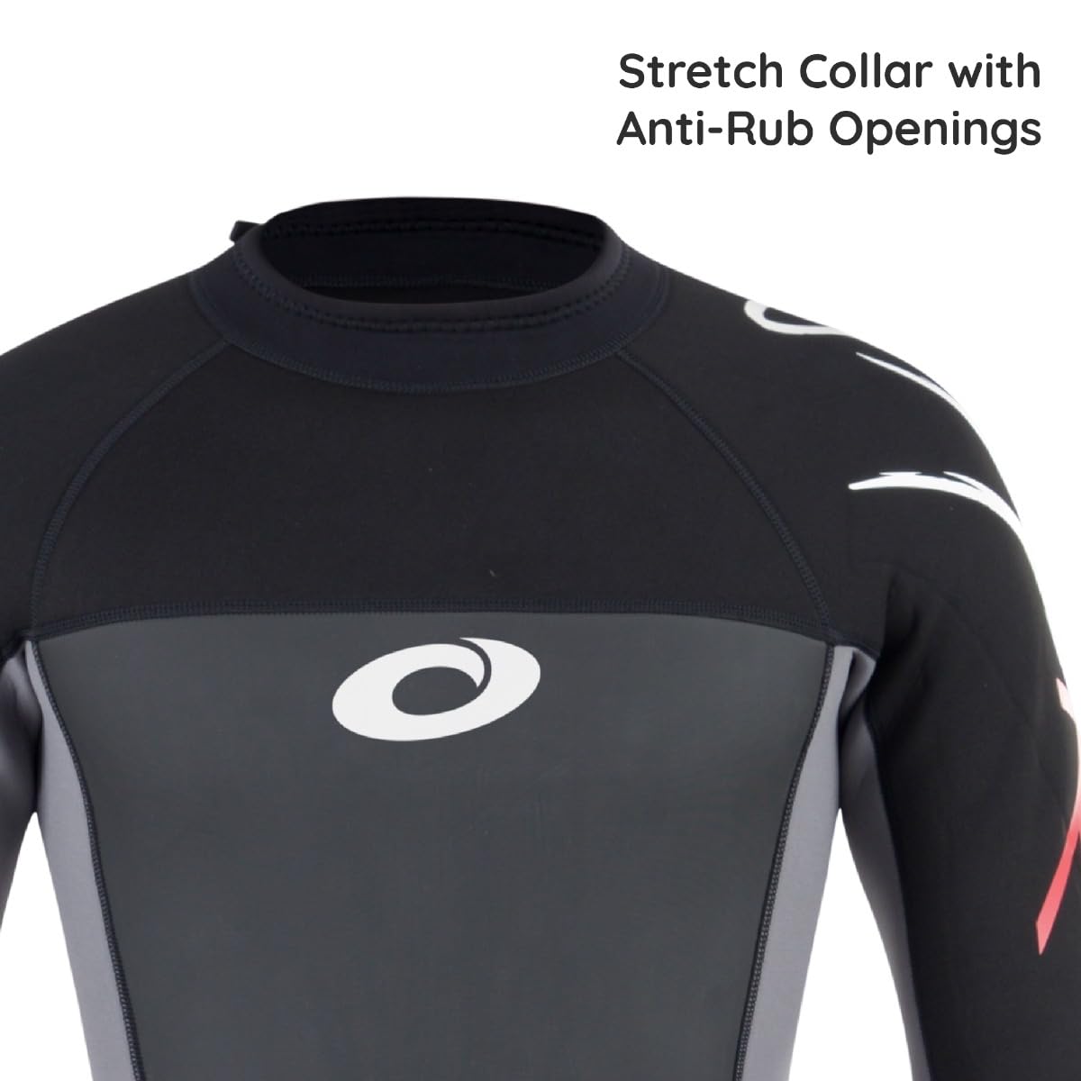 Osprey Men's Full Length 3 mm Summer Wetsuit, Adult Neoprene Surfing Diving Wetsuit, Origin, Red, L