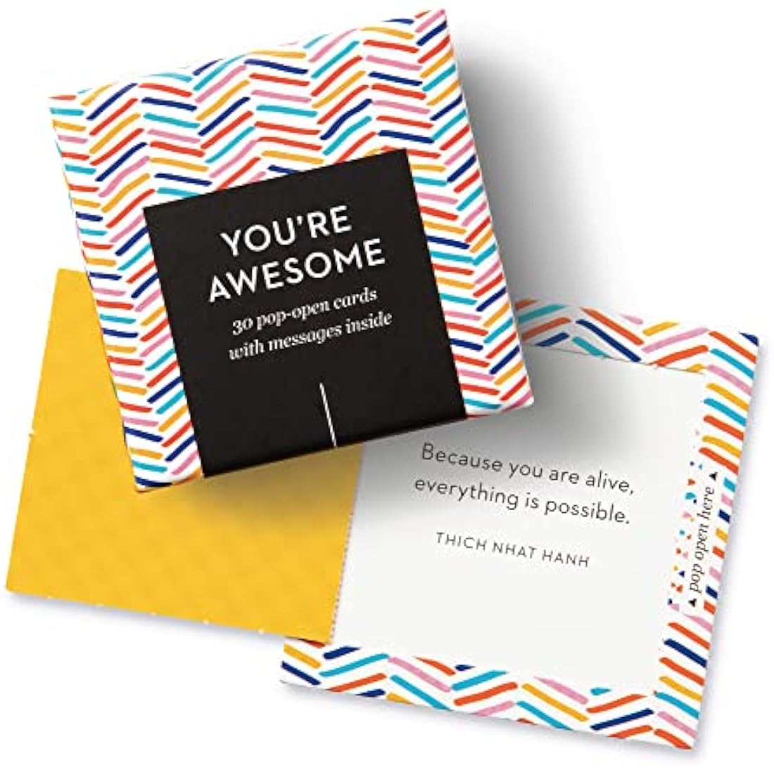 Compendium ThoughtFulls Pop-Open Cards — 3-Pack of Celebrating You, Yay, You!, You’re Awesome — 90 Pop-Open Cards, Each with a Different Message Inside