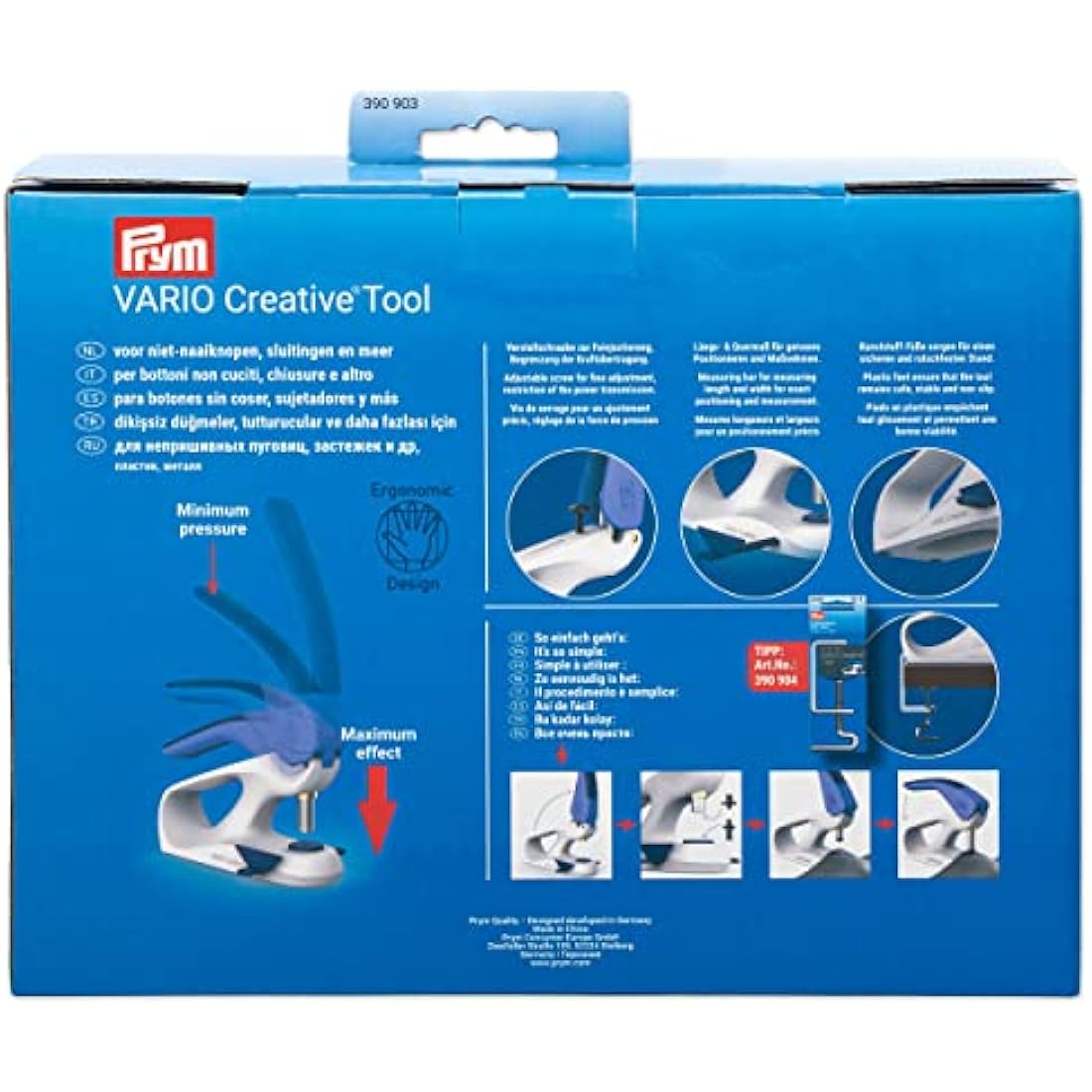 Prym - Prym Vario Creative Punching Tool for Press Fasteners - 1 Piece