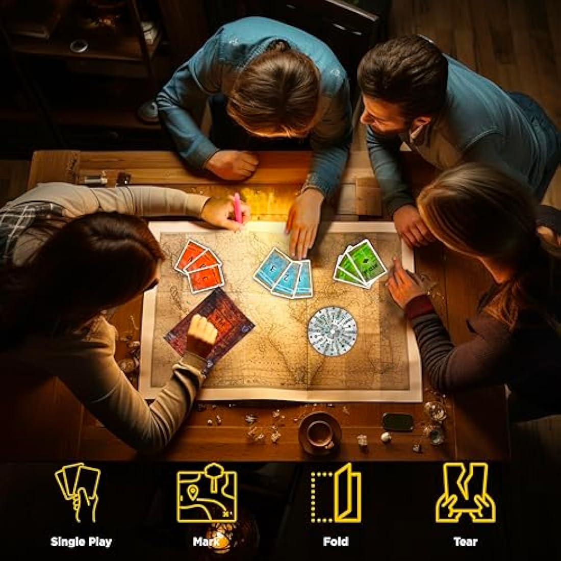 Thames & Kosmos - EXIT: The Forbidden Castle - Level: 4/5 - Unique Escape Room Game - 1-4 Players - Puzzle Solving Strategy Board Games for Adults & Kids, Ages 12+ - 692872