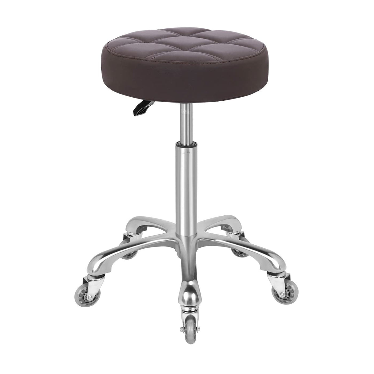 Kaleurrier Swivel Stool Chair,Height Adjustable,400 lbs Heavy Duty Hydraulic Rolling Metal High Stool for Kitchen,Salon,Bar,Office,Massage,Clinic