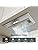 FIREGAS 52cm Integrated Cooker Hood, Built-in Cupboard Canopy Extractor Hood, Duct/Recirculating Extractor Fan Kitchen with LED Light, Reusable Aluminum Filter, Included C110 Carbon Filters, Silver