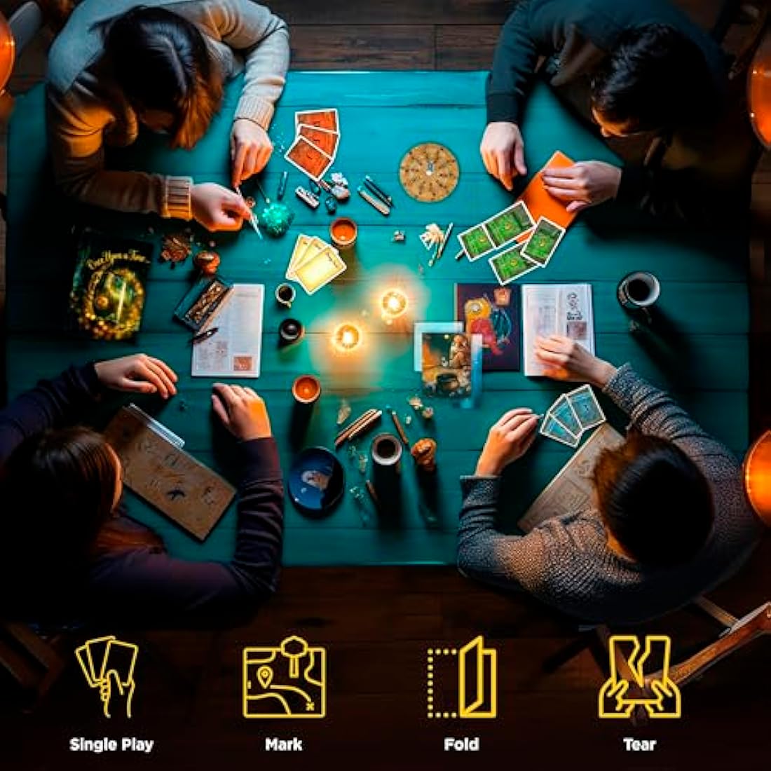 Thames & Kosmos - EXIT: The Enchanted Forest - Level: 2/5 - Unique Escape Room Game - 1-4 Players - Puzzle Solving Strategy Board Games for Adults & Kids, Ages 10+ - 692875