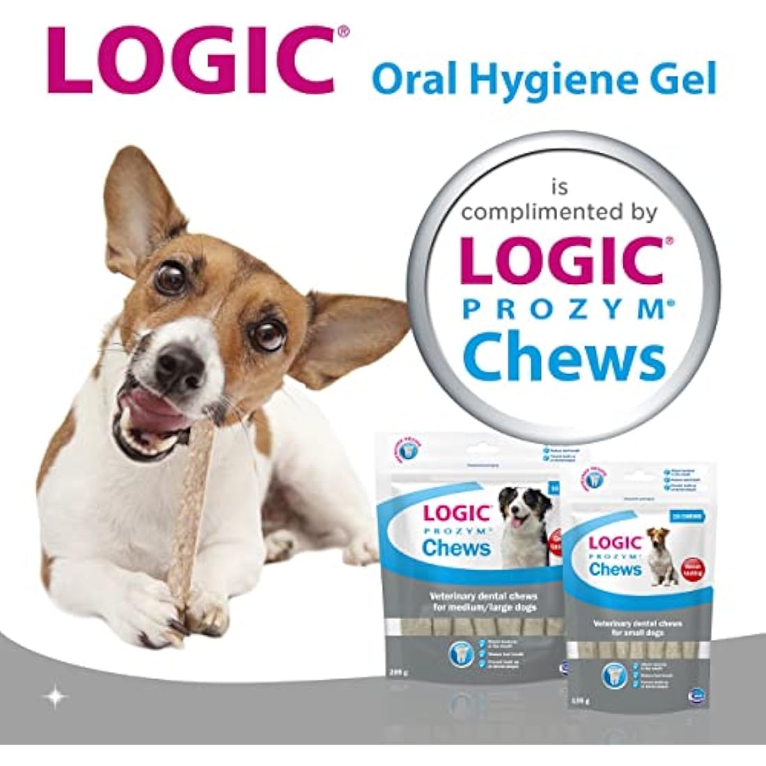 LOGIC Oral Hygiene Gel for Dogs & Cats, Small