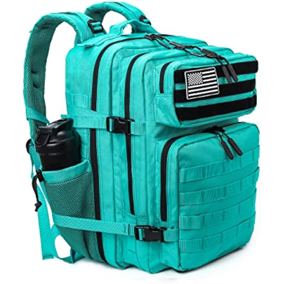 LHI Military Tactical Backpack for Men and Women 45L Large waterproof Rucksack for School, Hiking, Trekking, Hunting