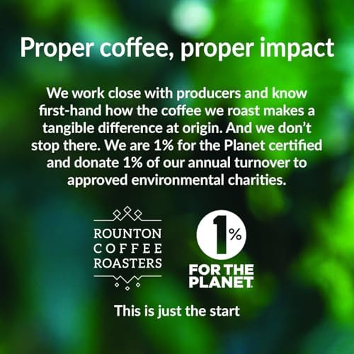 Rounton Coffee Roasters | 1kg Coffee Beans Granary Blend | 100% Arabica Medium Roast Beans | Freshly Roasted Speciality Coffee Bags | Roasted in Yorkshire