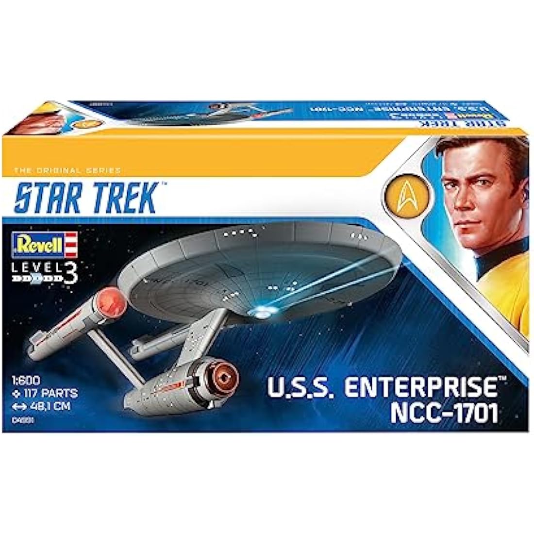 Revell 04991 U.S.S. Enterprise NCC-1701 (TOS) 1:600 Scale Unbuilt/Unpainted Plastic Model Kit