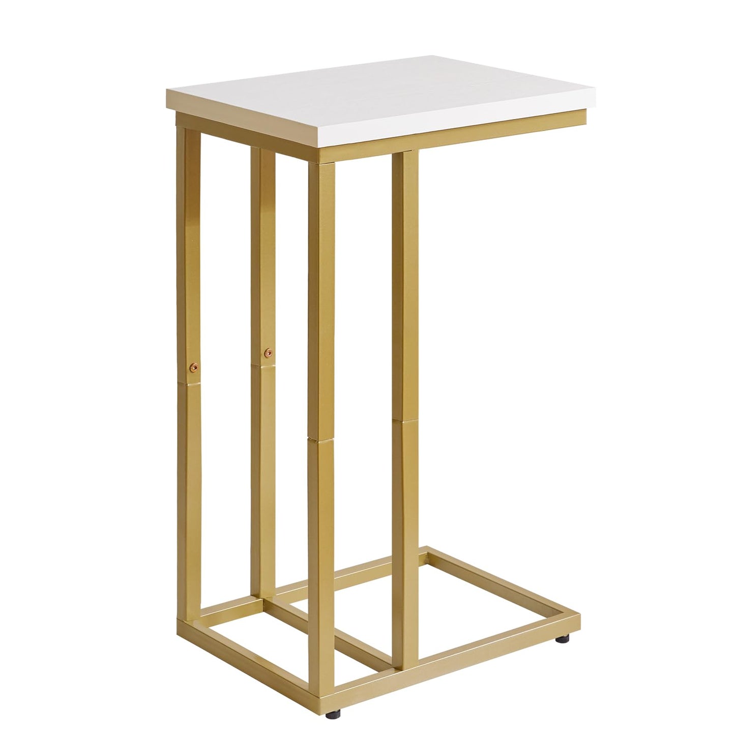 Aibiju Side Table C Shaped, Sofa End Table, Coffee Table for Small Space,Living Room, Bedroon, Balcony, Simple Structure, Modern
