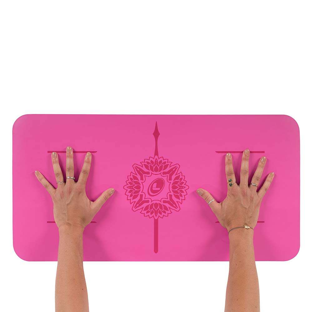 Liforme Yoga Pad - Free Yoga Bag, Eco-Friendly and Non Slip Yoga Knee Pad, Elbows and Hands, Biodegradable & Warrior-Like Grip Yoga Mat with The