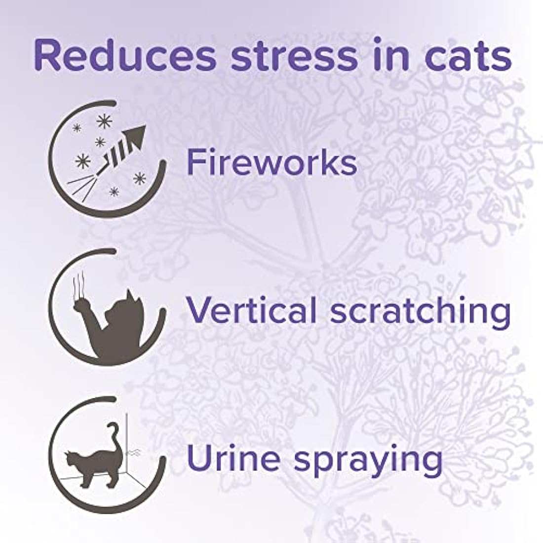 Beaphar - Herbal Calming Spot-On for Cats - Contains Natural Herb Valerian - Promotes Calming During Fireworks, Thunderstorms, Travel & Stressful Situations - 1 Pipette Lasts Up To 1 Week - 3 Pipettes