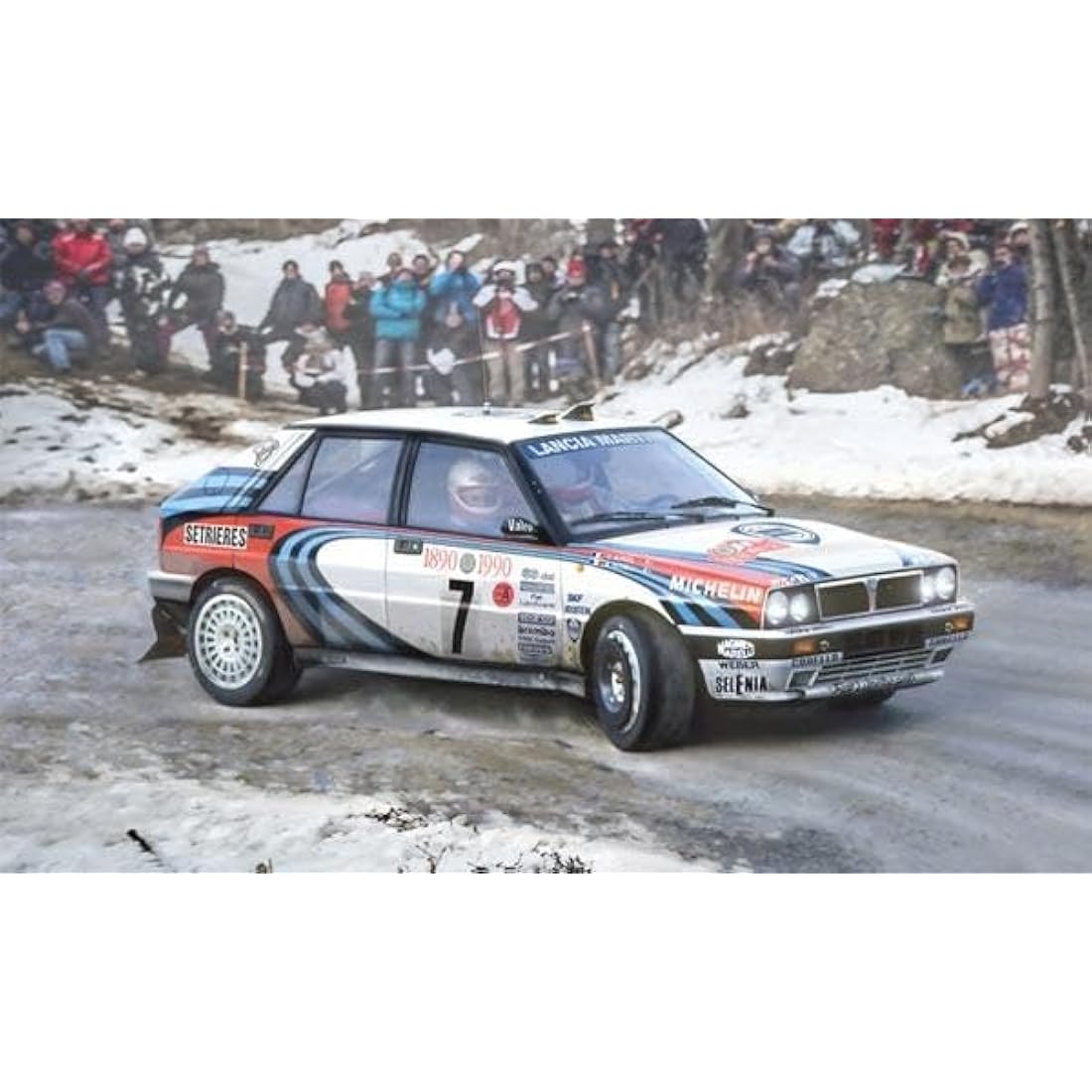 ITALERI 3658S – 1:24 Lancia HF Integrale, model building, kit, standing model building, crafts, hobbies, gluing, plastic construction kit, detailed
