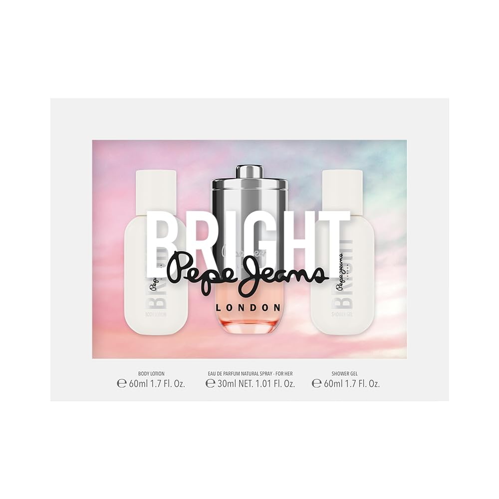 Pepe Jeans Bright Gift Set 30ml EDP + 60ml Body Lotion + 60ml Shower Gel