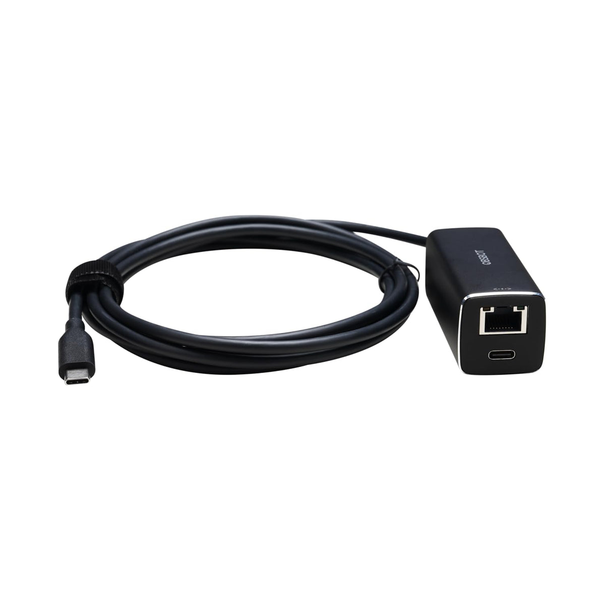 OBSBOT USB-C to Ethernet Adapter, 10 100 Mbps, Power over Ethernet (PoE) Support, Dual Ethernet and USB-C Interface, Compatible Tail Air, Macbook, PC,