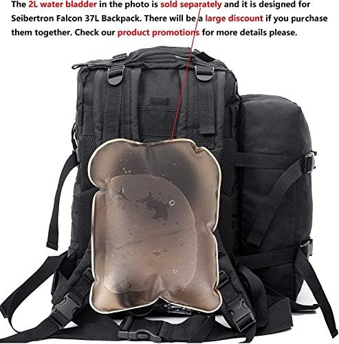 Seibertron Falcon Tactical Water Repellent Hiking Camping Backpack Compact Assault Pack Summit Bag
