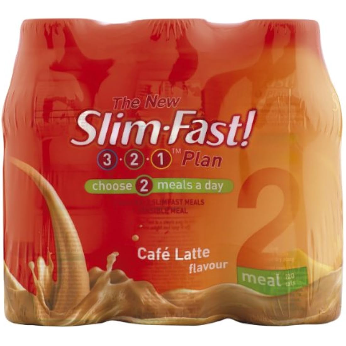 Slim.fast! Cafe Latte Shake 6 x 325ml