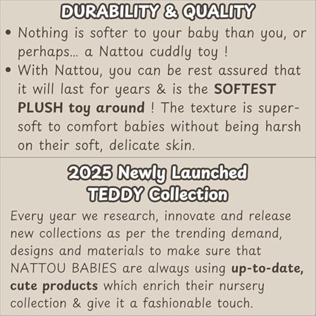 Nattou Wooden Rocker, Fully Padded Seat, Side Supports, Safety Belt, Handles For Small Hands, PETA-Approved Vegan, Soap-Water Cleaning, Super Soft Teddy Fabric Material, 10-36 Months, Taupe Elephant