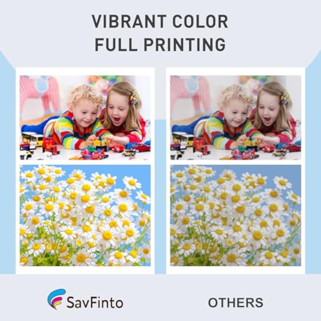 SavFinto 305XL Ink Cartridges Remanufactured for HP 305 Ink Cartridges Compatible for HP DeskJet Plus 2700 4110 4120 4122 HP Envy 6000 6010 6020 6022 6030 HP Envy Pro 6420 6422 6430 6430 6400