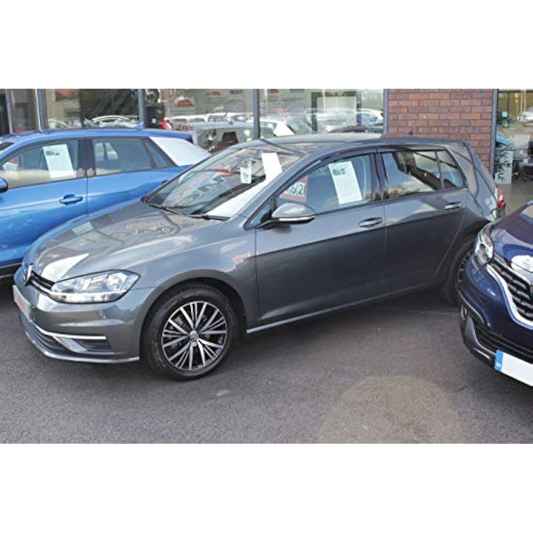 AUTO CLOVER Wind Deflectors Set for Volkswagen Golf MK7 / MK8 Hatchback 5 Door (4 pieces)