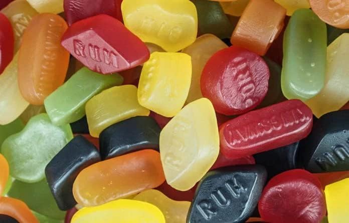 Wine Gums Sweets - 1KG Bulk Bag - 1 Kilo - Assorted Sweet Pick and Mix for Parties, Gifts, and Sharing.