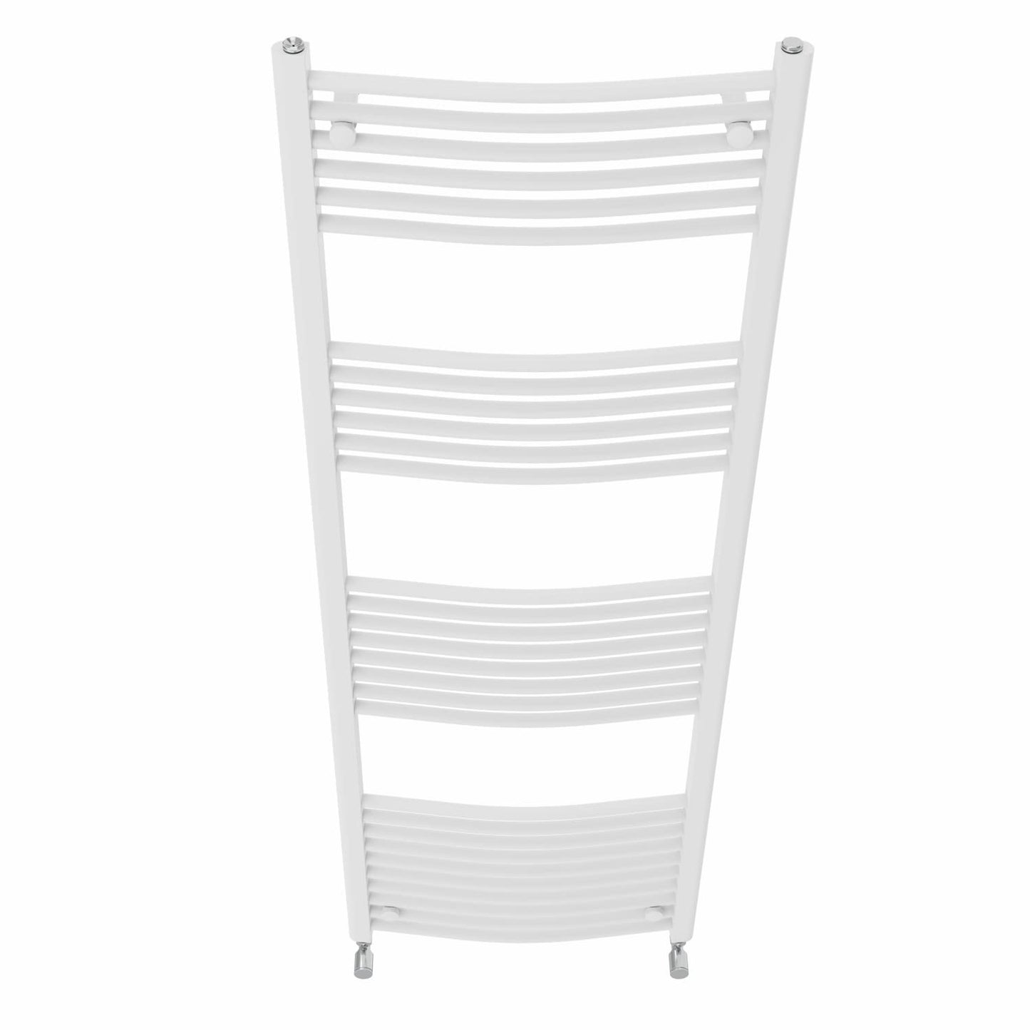 NRG Gloss White Curved Central Heating Towel Rail Radiator 1800×600mm
