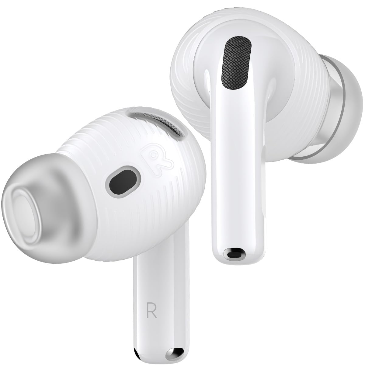 Gcioii 3 Pairs Ear Tips for AirPods 4 Noise Cancelling Earbuds Cover [Added Storage Pouch] Anti-Slip Accessories Compatible with Apple AirPods 4th