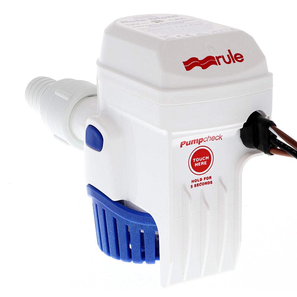Rule Mate 500 Fully Automated Bilge Pump - 12V [RM500B],White