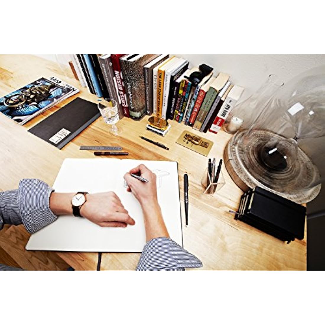 rOtring Isograph Fineliner Pen & Pencil College Set | 3 Technical Pens (0.20mm, 0.40mm, 0.60mm) and Mechanical Pencil (0.5mm) + Accessories