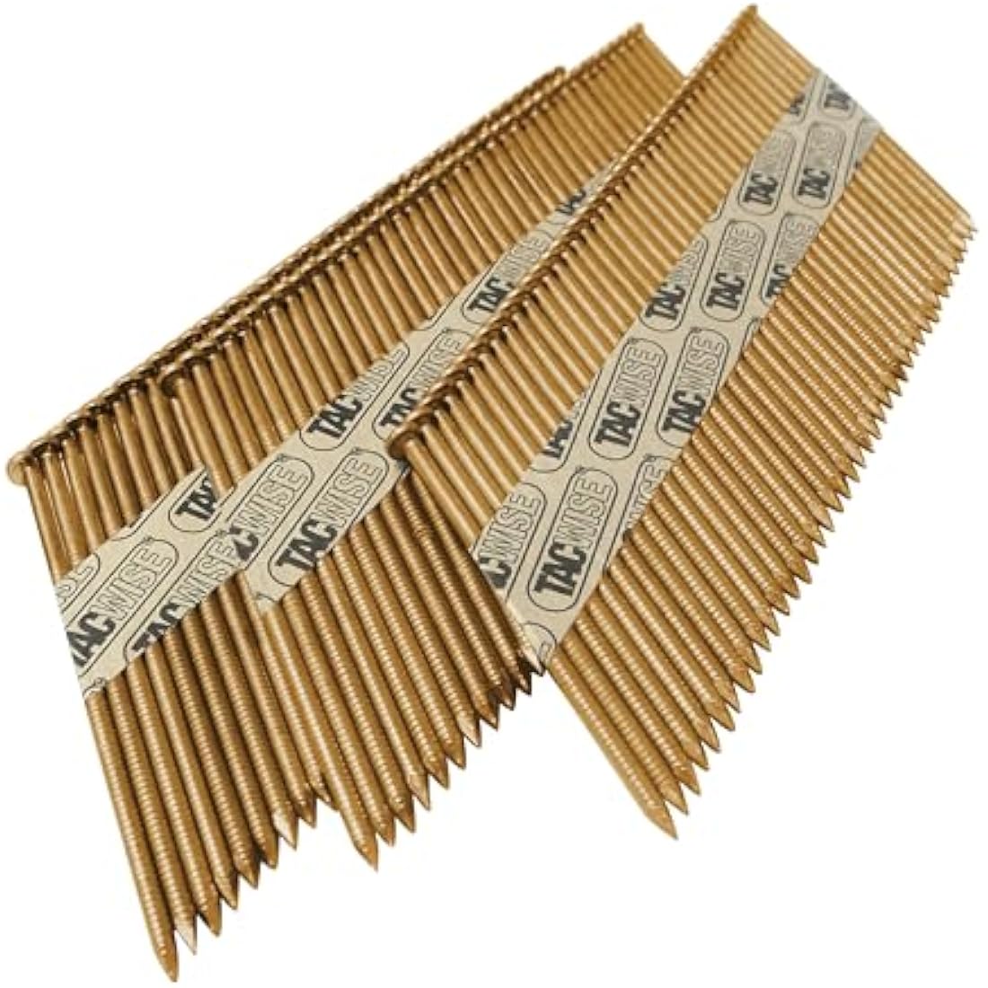 Tacwise 1124 2.8 / 50 mm Extra Galvanised Framing Nails, D Head, Ring Shank, 34° Inclined, Paper Collated, Pack of 3,300
