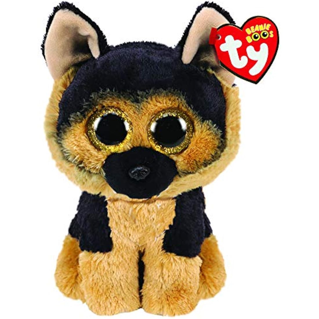Ty UK Ltd - Beanie Boo's German Shepherd Spirit - 15 CM, Brown
