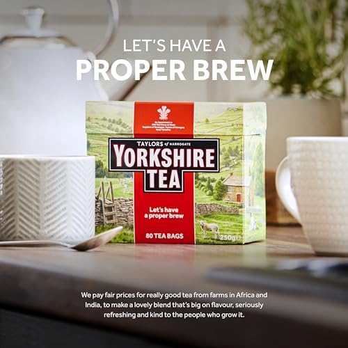Yorkshire Tea, 10 Boxes of 80 Tea Bags (Total 800 Bags)