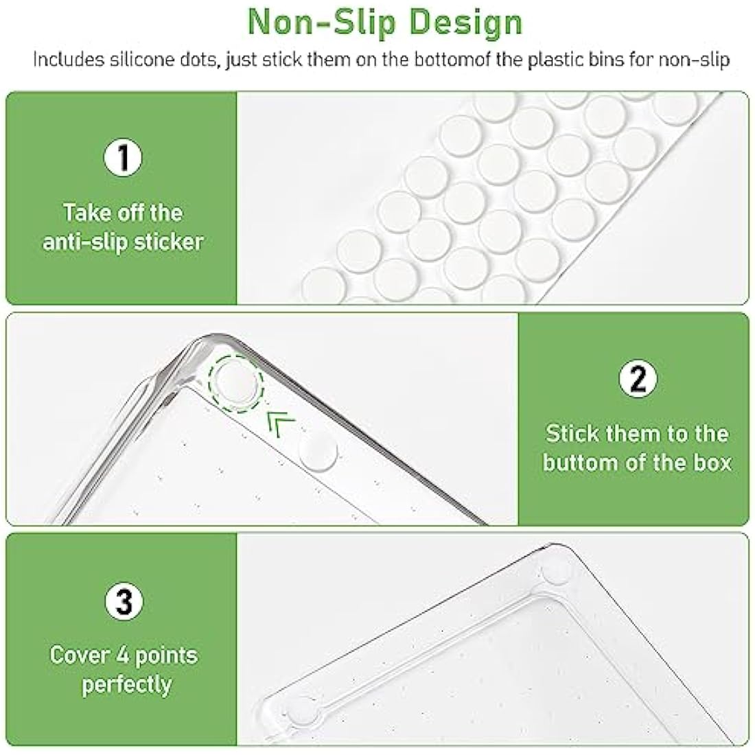 Giklux 6 Pcs Clear Kitchen Drawer Organiser Trays, Acrylic Desk Drawer Dividers Organisers for Cutlery, Kitchen, Cosmetics, Makeup, Utensils, Vanity, Office, Stationery, Plastic Draw Storage Organiser