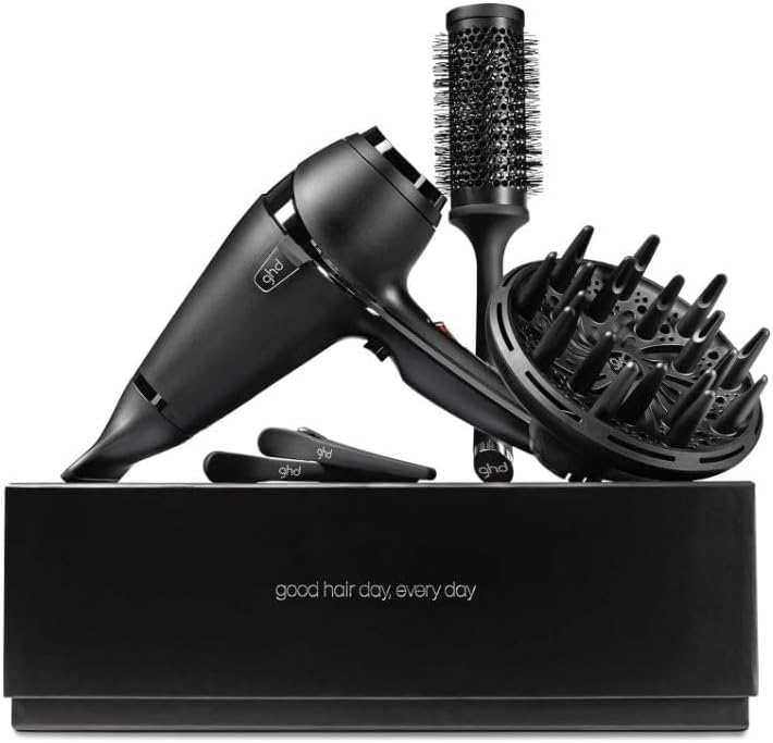 ghd Air Hair Dryer - Salon-Finish, 2X Faster Dying, Reduced Frizz - for All Hair Types (UK Plug)