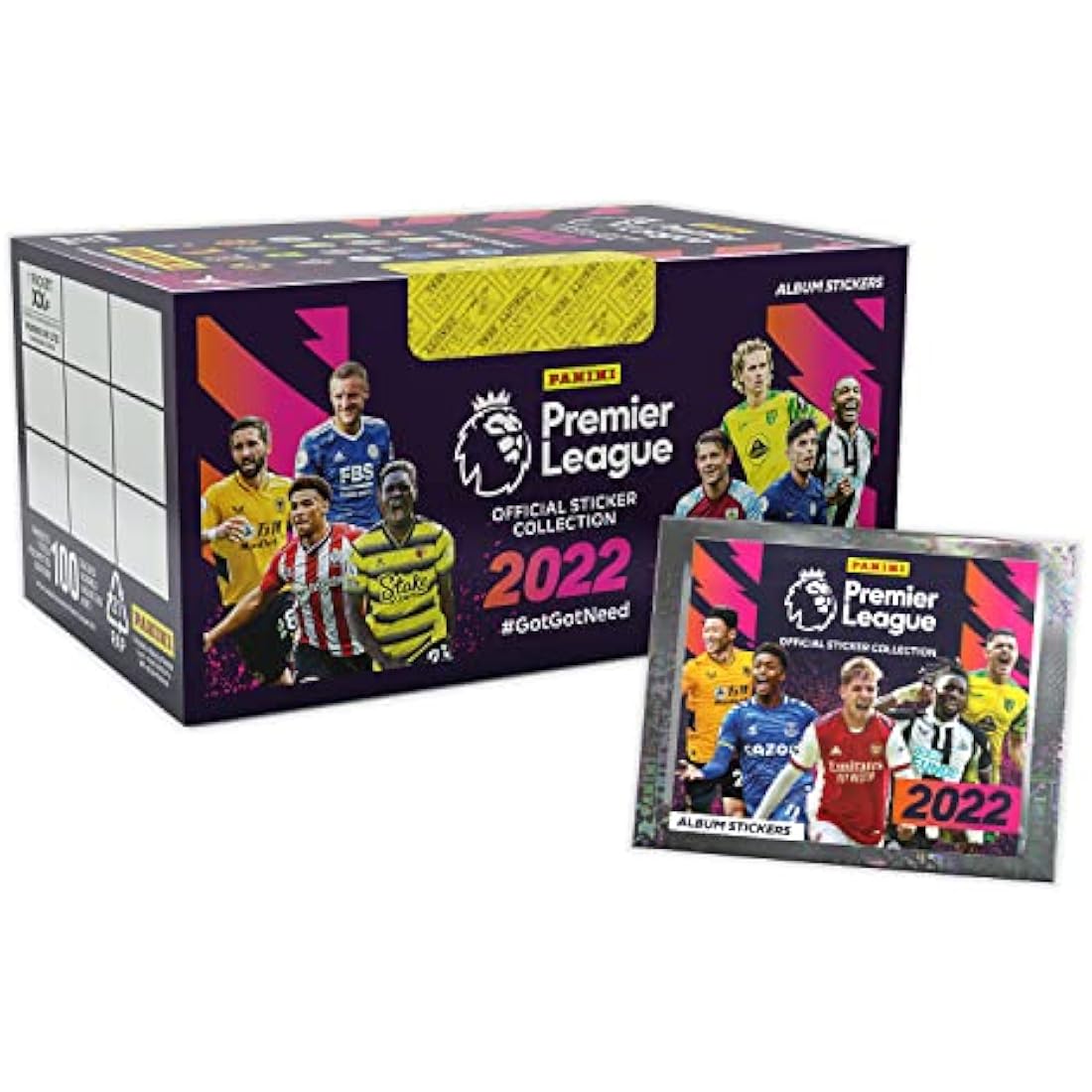 Panini Premier League 2022 Sticker Collection (x100 Packs)