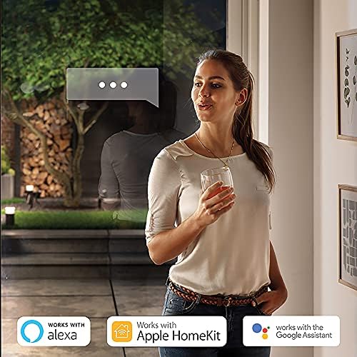 Philips Hue Resonate White and Colour Ambiance LED Smart Outdoor Wall Light for Garden and Patio. [INOX] Compatible with Alexa, Google Assistant and Apple HomeKit