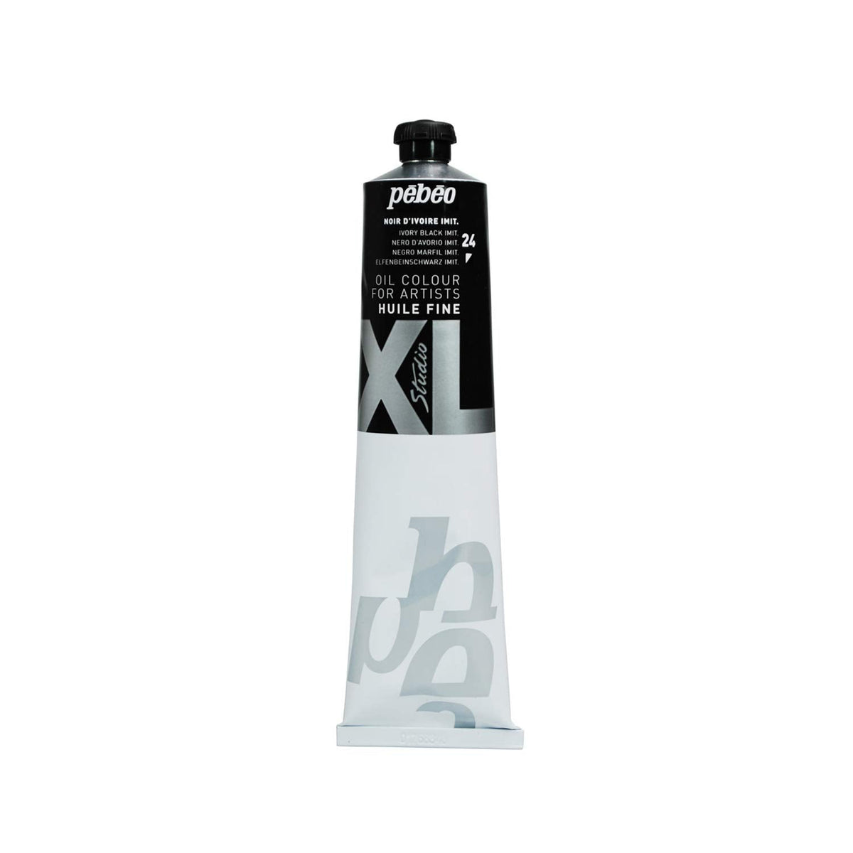 PEBEO P?b?o - Fine Oil XL 200 ML - Black Oil Paint Oil Paint - Ivory Black 200 ml