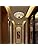 Skyweel Tiffany Style Stained Glass Ceiling Lamp - 16 Inch White Flush Mount Lighting Fixture