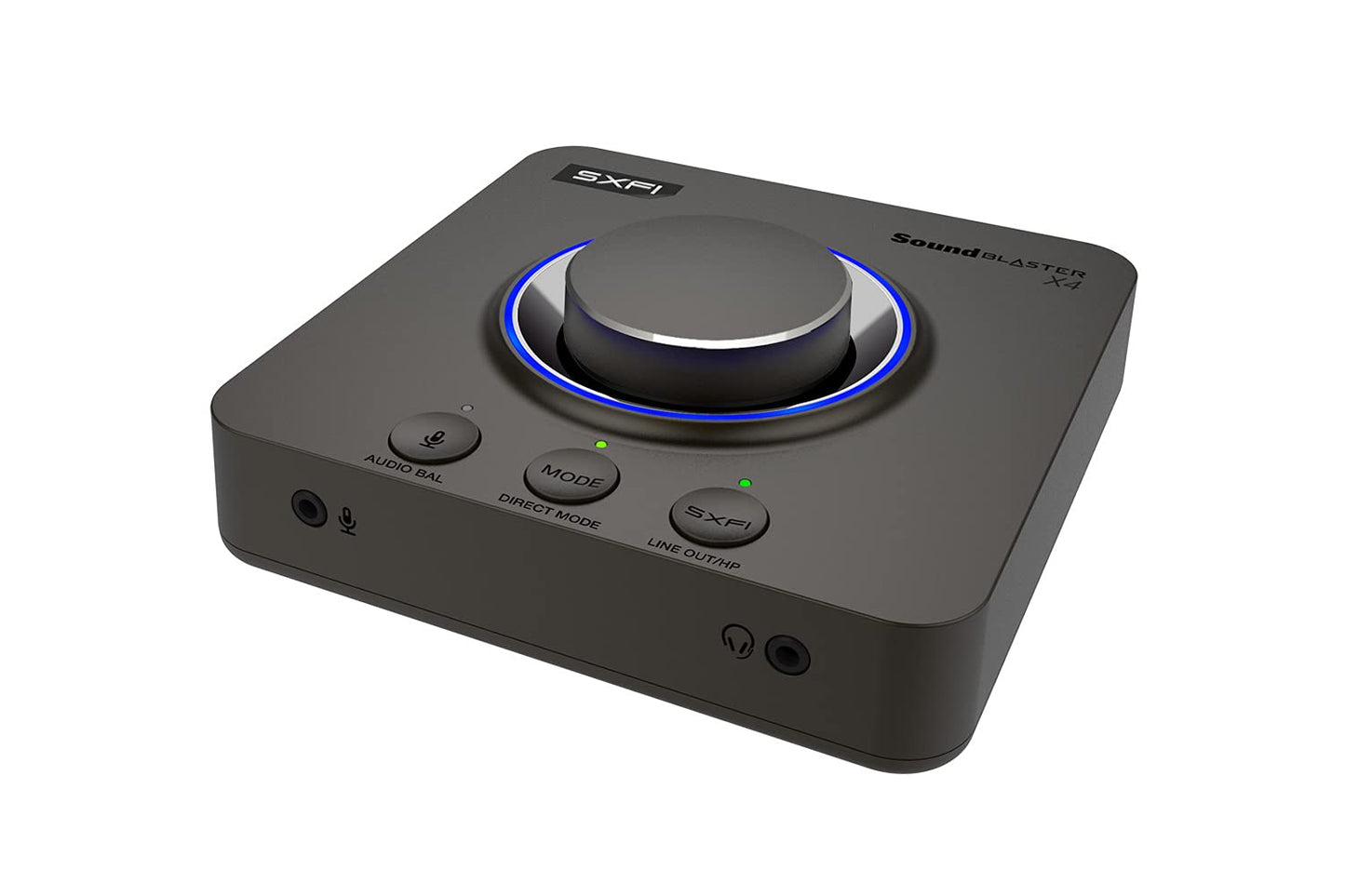 Creative Sound Blaster X4 Hi-Res 24bit/192kHz External USB DAC and Amp Sound Card, Super X-Fi, Multi-Channel, 7.1 Discrete Surround, Optical-in,