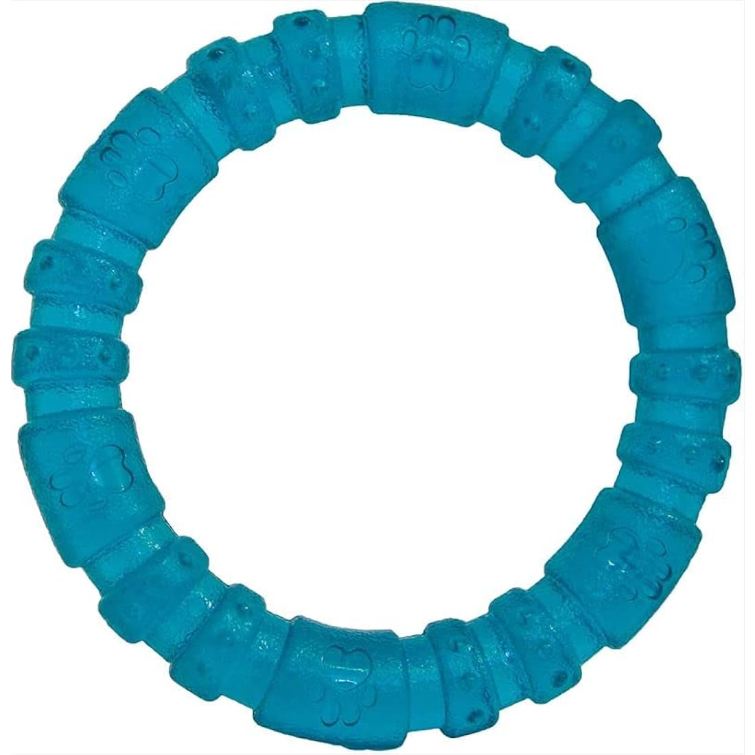 Rosewood BioSafe Puppy Ring - Hygienic Chew Toy for Puppies, Antimicrobial, Soothes Teething, Mint Scented, Promotes Dental Health, Suitable for Small Dog Breeds, Blue