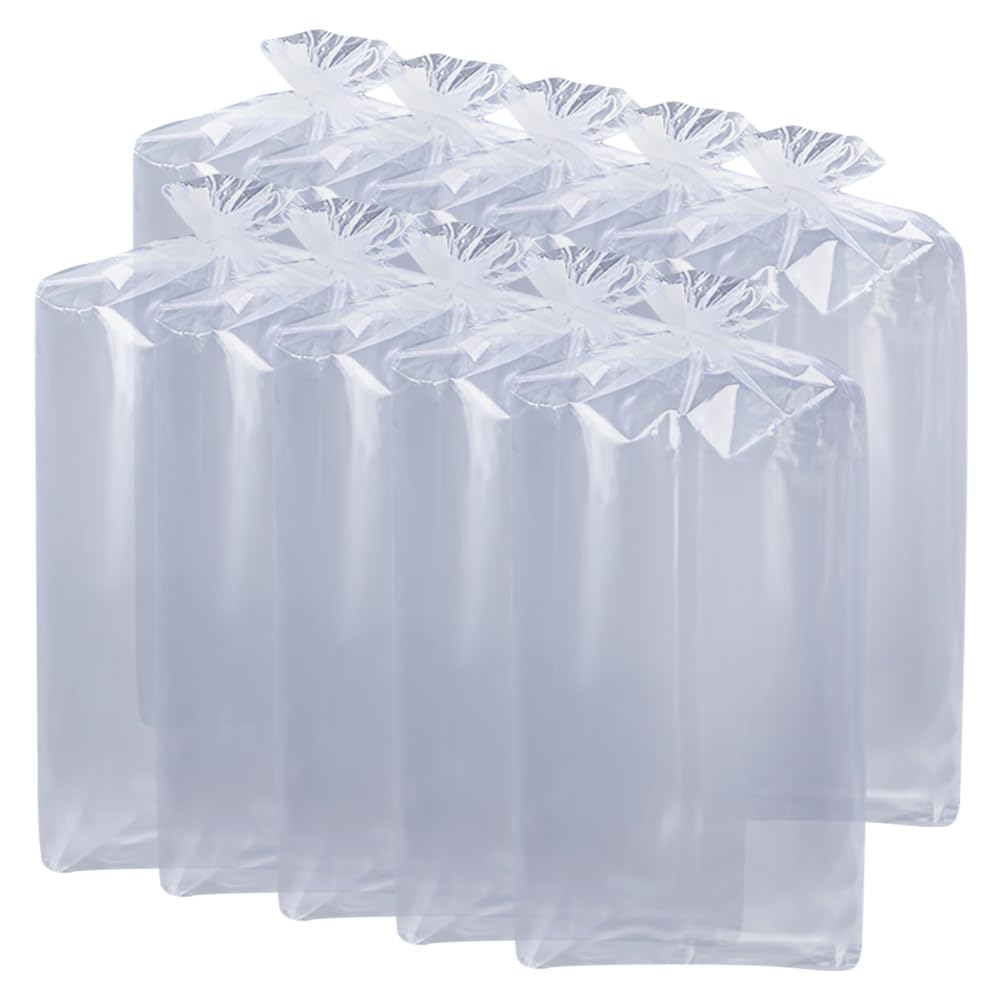 FSSTUD 10 Pcs Giant Clear Moving Bags 70 x 110cm Large Transparent Storage for Clothes Packing, Luggage, Comforter, Chair, Grocery