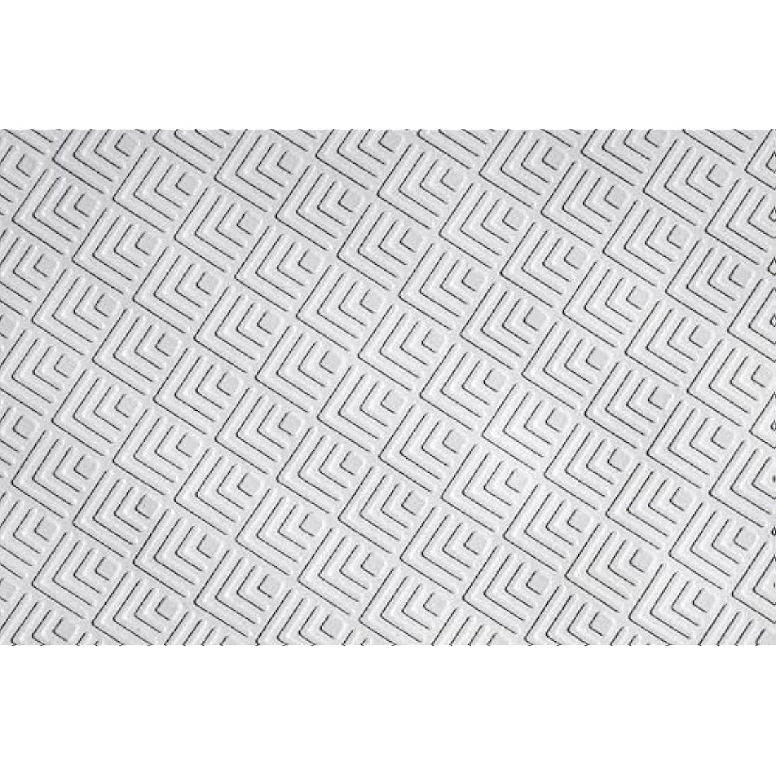 Croydex Rubagrip Square Shower Mat - Secure Grip Suction Cups for a Non Slip Shower Mat with Anti Mould and Anti-Bacterial Additive Made From Natural Rubber, 53x53cm