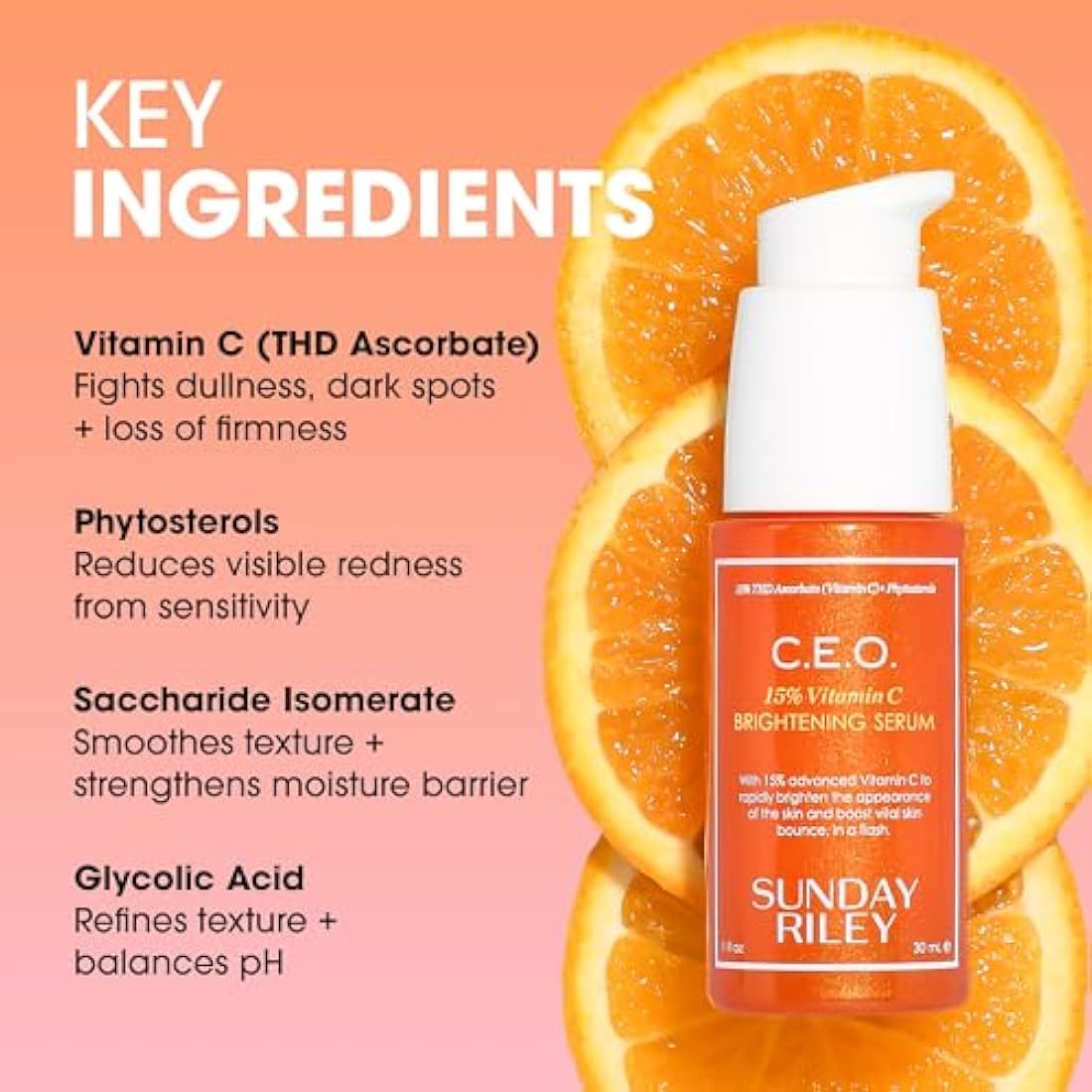 Sunday Riley C.E.O. Rapid Flash Brightening Serum (30ml)