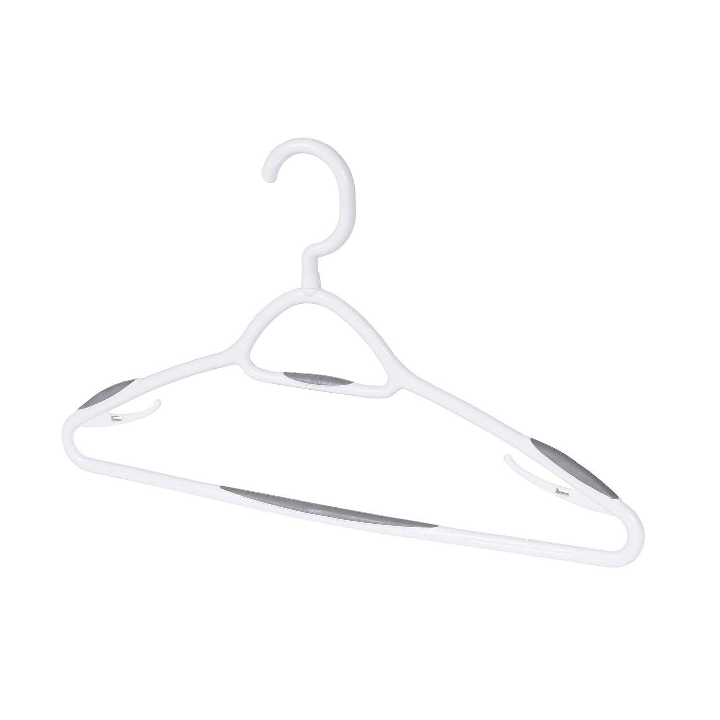neatfreak Clothes Hanger, White/Grey, Pack of of