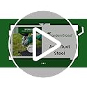 GardenGloss® Garden Pegs Stakes Made of Anti-Rust Steel (25 Pack) - 6″ Length, 1″ Width, Ø 0.12″ - Strong Ground Pegs for Membrane, Fence & Camping