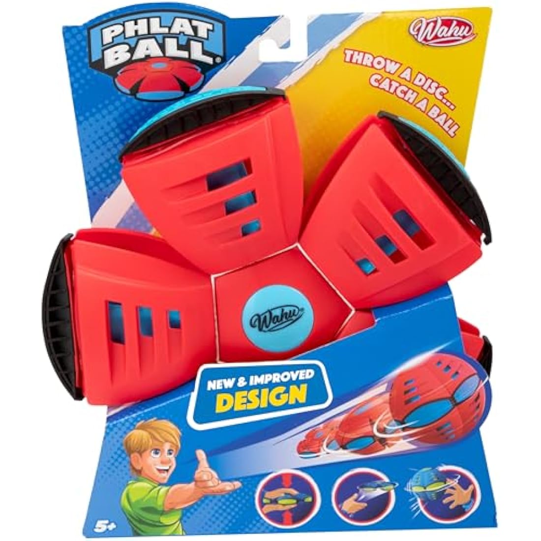 Phlat Ball WAHU Large (23cm) | Throw a Disc... Catch a Ball | Outdoor Garden Toy | Ages 5+