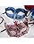 FEQO 48 Piece Masquerade Masks - Vintage Antique Couple Venetian Masks for Halloween Carnivals & Parties, 4 Colours