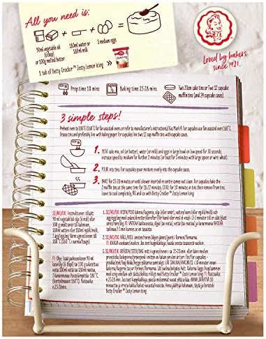 Betty Crocker Zesty Lemon Cake Mix 425g (Pack of 6)