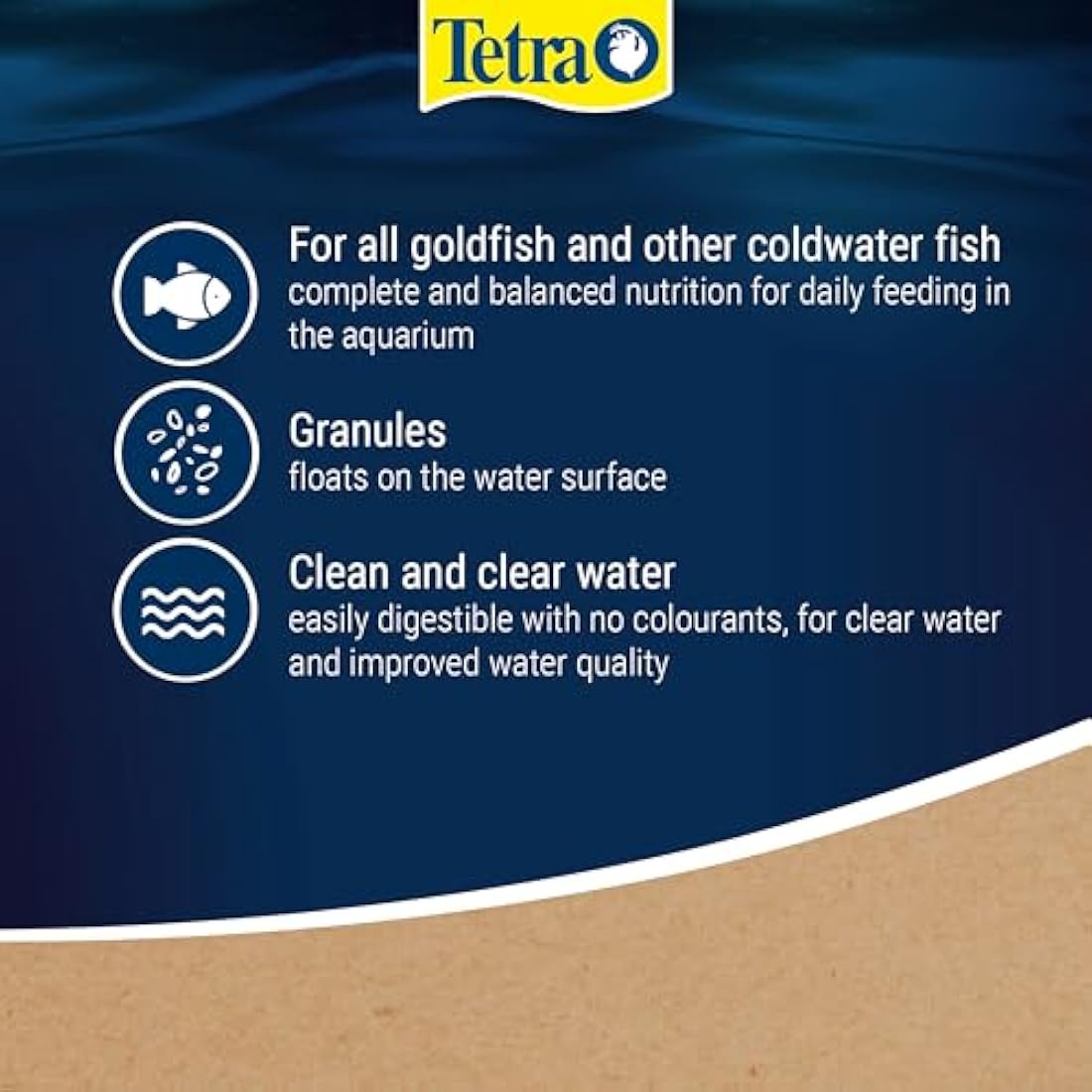 Tetra Goldfish Fish Food Granules, Complete Fish Food for All Smaller Goldfish, 80 g