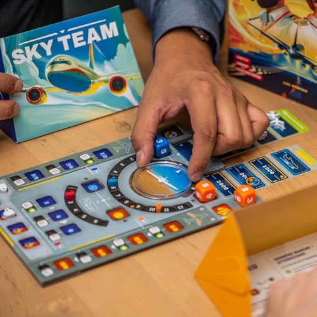Scorpion Masqué, Sky Team, Board Game, Ages 14+, 2 Players, 20 Minutes Playing Time